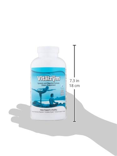 Product label close-up showing ingredients and capsule contents of VITÄLZYM