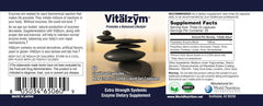 Close-up of Vitalzym extra strength softgel capsules