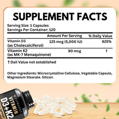 Non-GMO and gluten-free ingredients for VITBOOST D3 K2