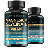 VitBoost Magnesium Glycinate 500mg bottle