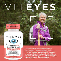 Eyes with blue light protection concept