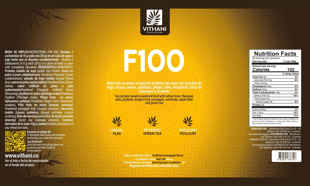 Scoop with Psyllium husk powder and ingredients like flaxseed and oats