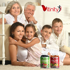 30-day supply packaging for VITINITY gummies