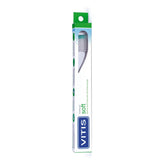 Vitis adult toothbrush with soft bristles in assorted colors