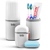 VITVITI white toothbrush travel case closed
