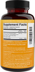 Supplement facts/ingredients panel image