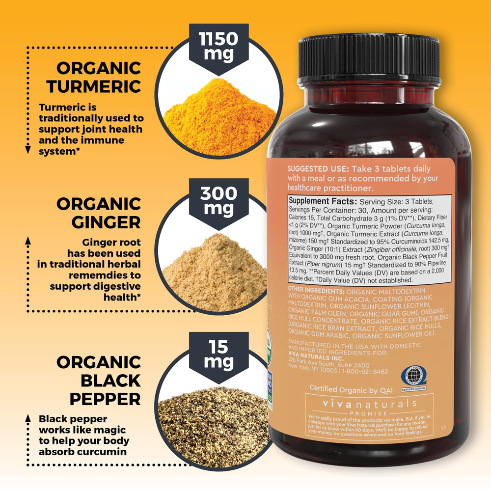 Daily use image showing turmeric ginger supplement routine