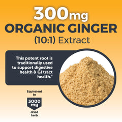 Serving of turmeric-ginger capsules with 150 mg turmeric