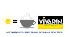 On-the-go energy support with Vivarin 200mg caffeine pills