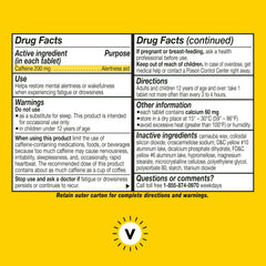 Vivarin caffeine pills vs coffee caffeine comparison