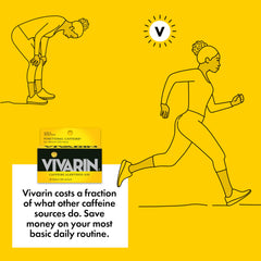 Energy boost from Vivarin caffeine pills