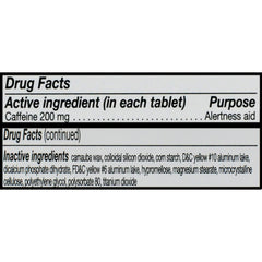 Vivarin packaging illustration highlights value and sugar-free caffeine.