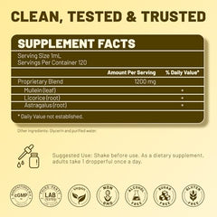 Product lineup: vivcmin Mullein Drops and related branding