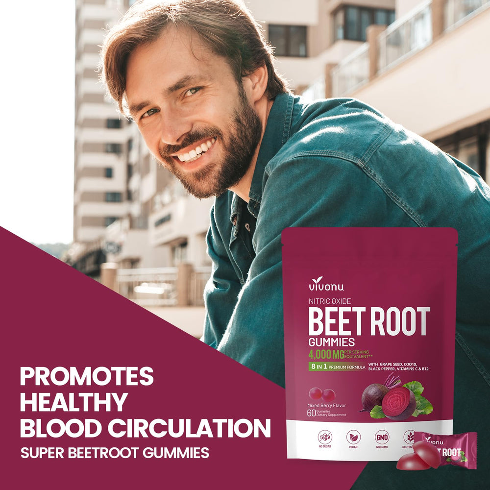 Beetroot extract and grape seed extract ingredients visuals