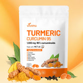 VivoNu Turmeric Curcumin 1000mg softgel bottle