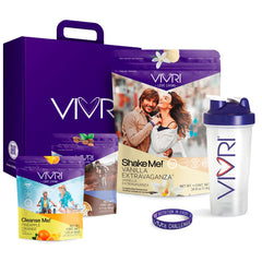 VIVRI 10-Day Challenge peanut butter packaging for a convenient weight-management routine.