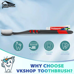 Compact travel toothbrush perfect for on-the-go use
