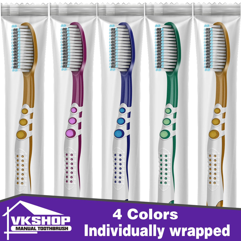 Medium-soft bristles for deep cleaning