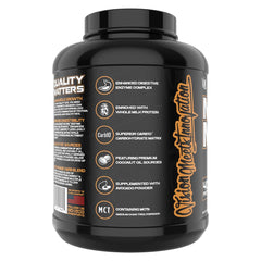 Mass gainer protein powder tub with scoop – Apple Pie A La Mode
