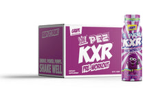 VMI Sports KXR bottle close-up for sustained pre-workout energy.
