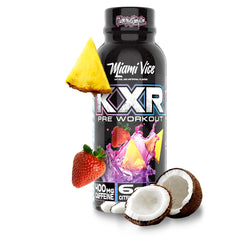 VMI Sports KXR Miami Vice pour showing ready-to-drink convenience for gym sessions.