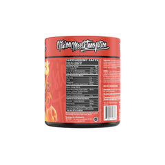 VMI Sports KXR peach mango rings jar offers flavorful workout energy.
