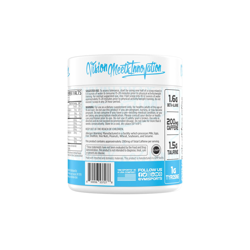 VMI Sports KXR Sport pump-visual showing pre-workout energy