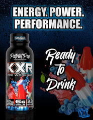 VMI Sports KXR USA-made bottle badge on the label.