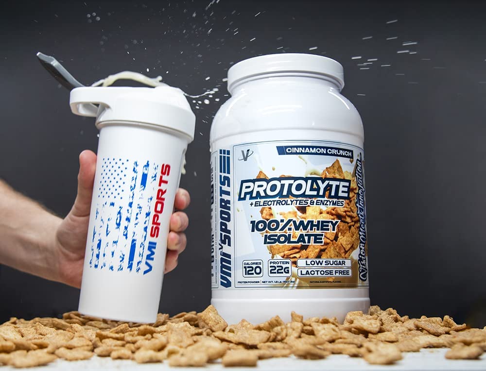 ProtoLyte 1.6 lb packaging on shelf suggests everyday protein option.