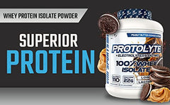 Peanut Butter Cookies and Cream ProtoLyte powder offers satisfying flavor and protein.
