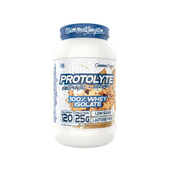 ProtoLyte bottle pour shot shows fast-digesting formula with digestive enzymes.