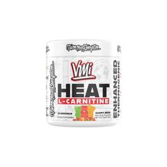 VMI Sports Heat L-Carnitine powder tub for pre-workout energy and endurance.