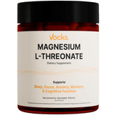 Vocks Magnesium L-Threonate 90-capsule bottle (front view)