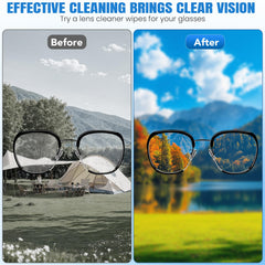 Wipes used on phone and camera lenses
