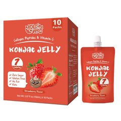 VOLO VERO Konjac Jelly Drinkable Strawberry 10-pack front view