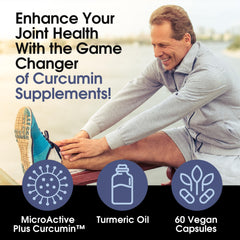 Close-up of MicroActive Curcumin capsule