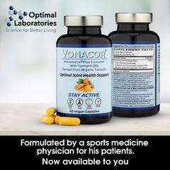 Third-party testing seal on Vonacor product packaging