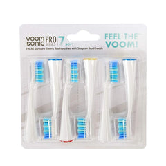 Soft Dupont Nylon bristles on Voom Sonic Pro 7 brush head