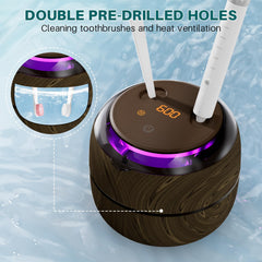 Included cleaning kit: tweezers, basket, brush and power adapter