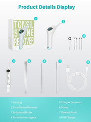 Cleaning brush and included probes for maintenance