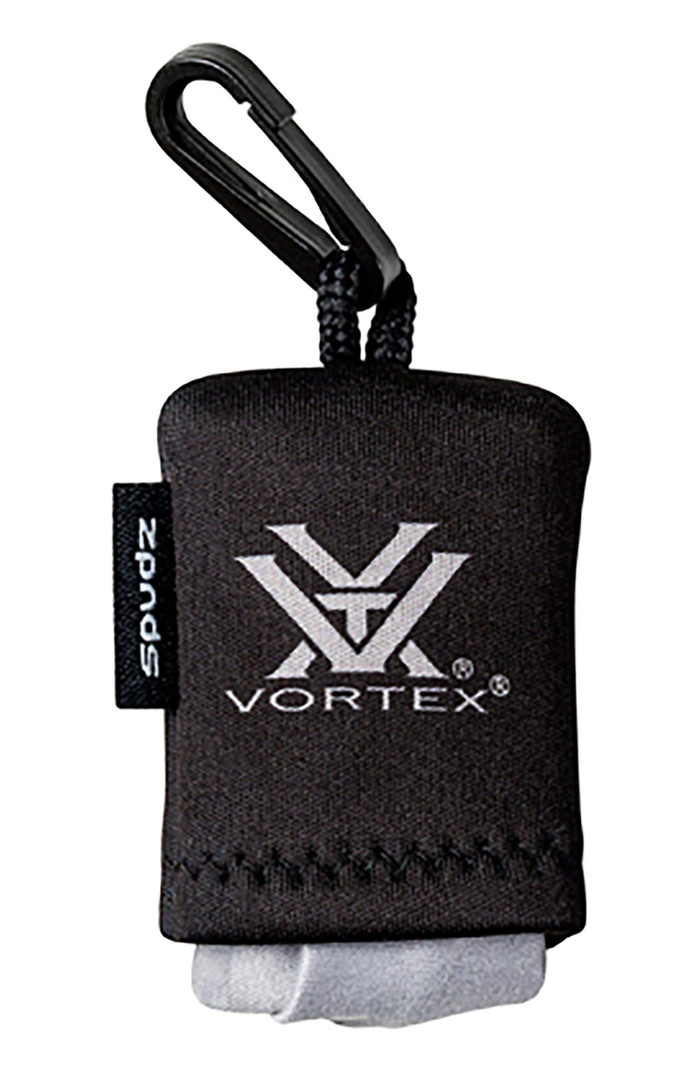 Vortex Spudz microfiber cloth with neoprene pouch