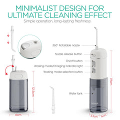 Type-C charging for VOYOR-HEALTH WF510 portable flosser
