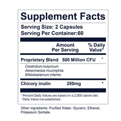 Close-up of VVQ GLP-1 Supplement label showing 120 pcs