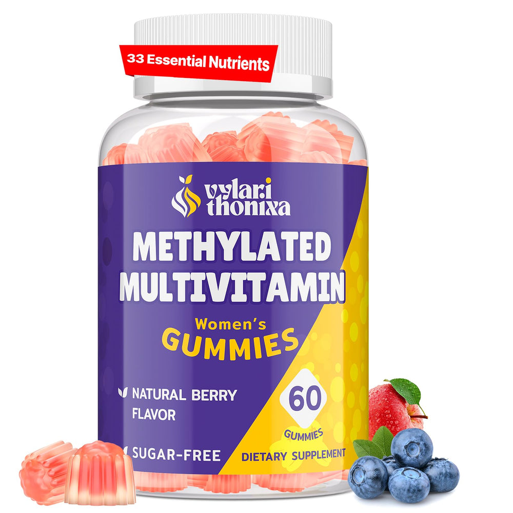 Bottle of Vylarithonixa Methylated Multivitamin Gummies for Women
