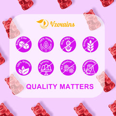 Sugar-free vegan gummies suitable for diet and wellness