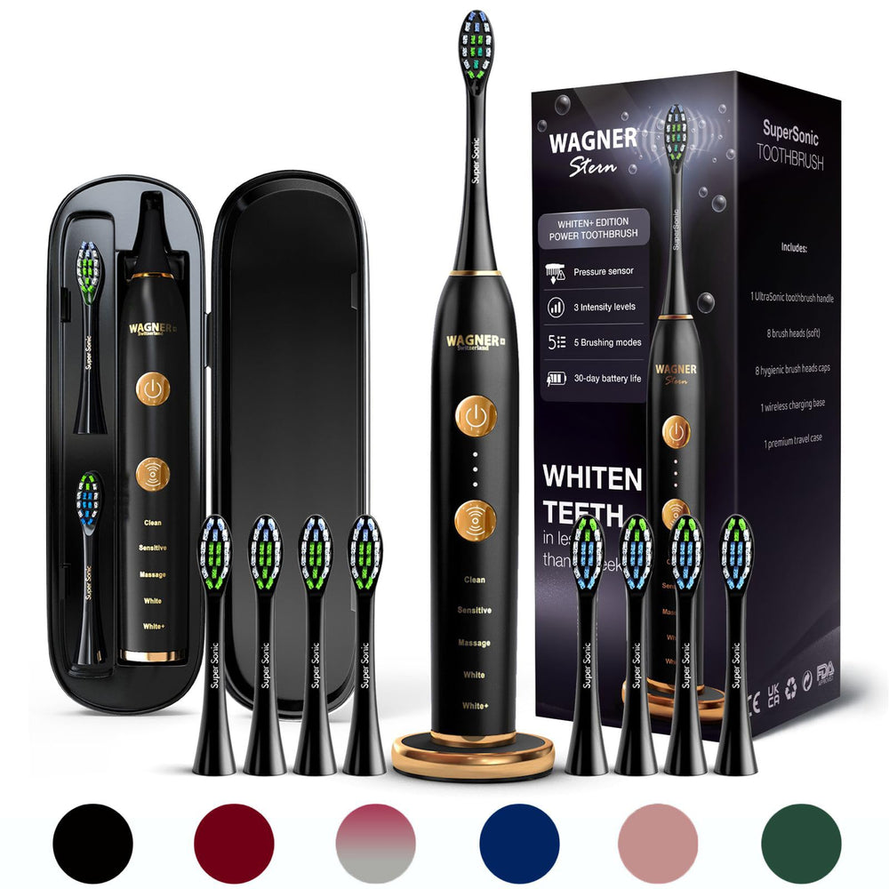 Front view of Wagner Stern WT8900 Series electric toothbrush