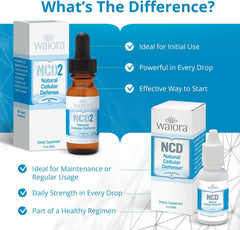 Waiora NCD Zeolite Drops measuring dropper for easy dosing