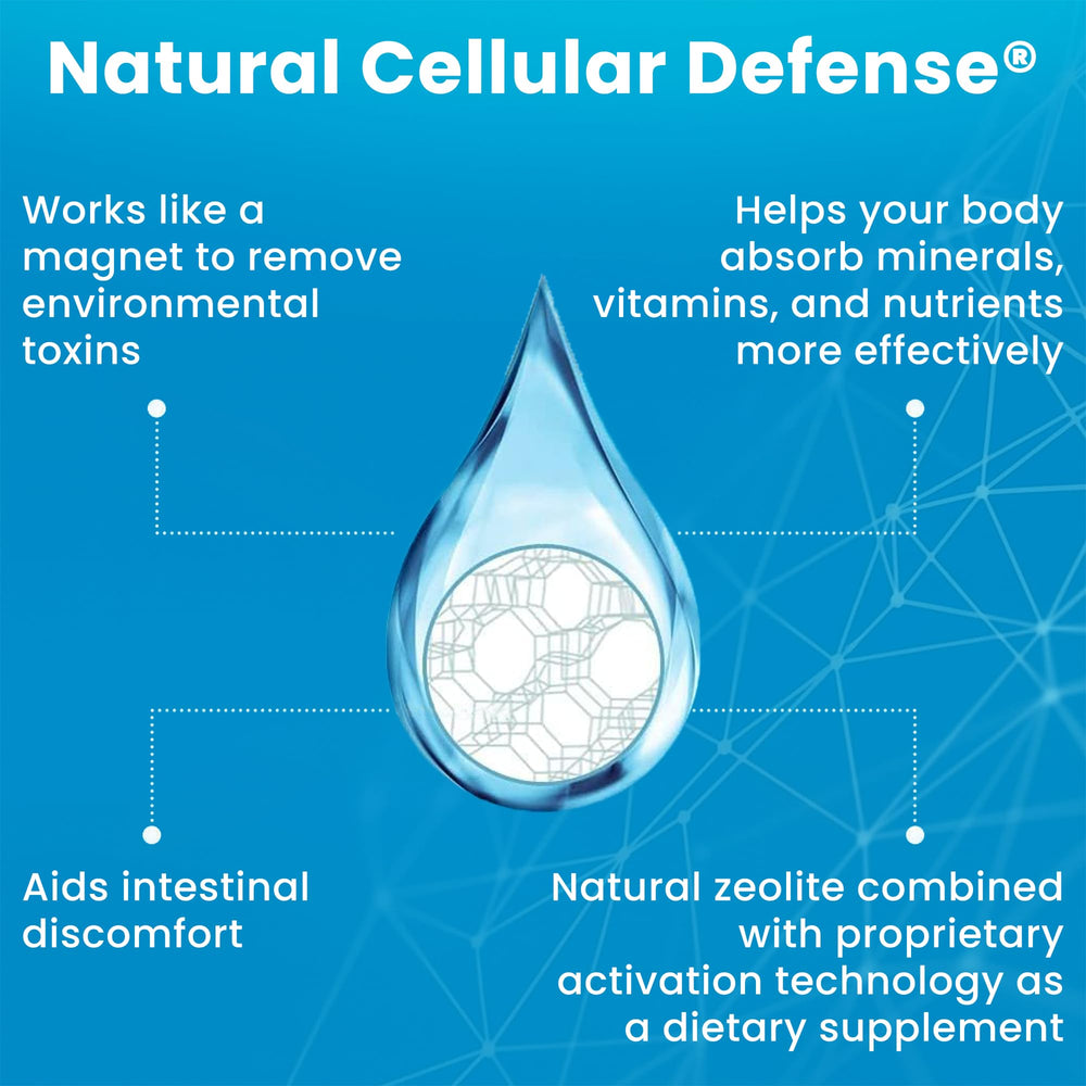 Waiora NCD Zeolite Drops on kitchen counter for gut health reminder