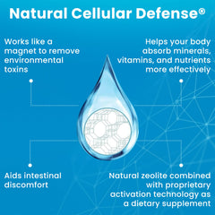 Waiora NCD Zeolite Drops on kitchen counter for gut health reminder