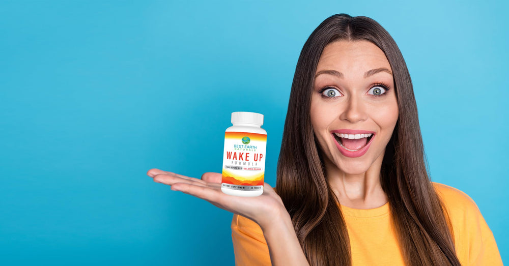 Close-up of Wake Up Formula capsules